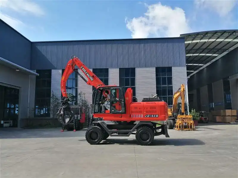 13 Ton Scrap Handling Excavator for Sale Wheel Excavator Engine Pakistan Malaysia Video Technical Support Indonesia Philippines