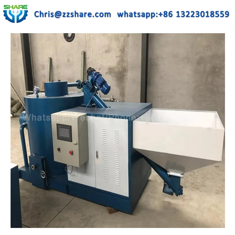 Самодельная горелка для производства древесных гранул из