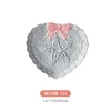 Tejido de punto con relieve - Patrón de corazones pequeños w160241