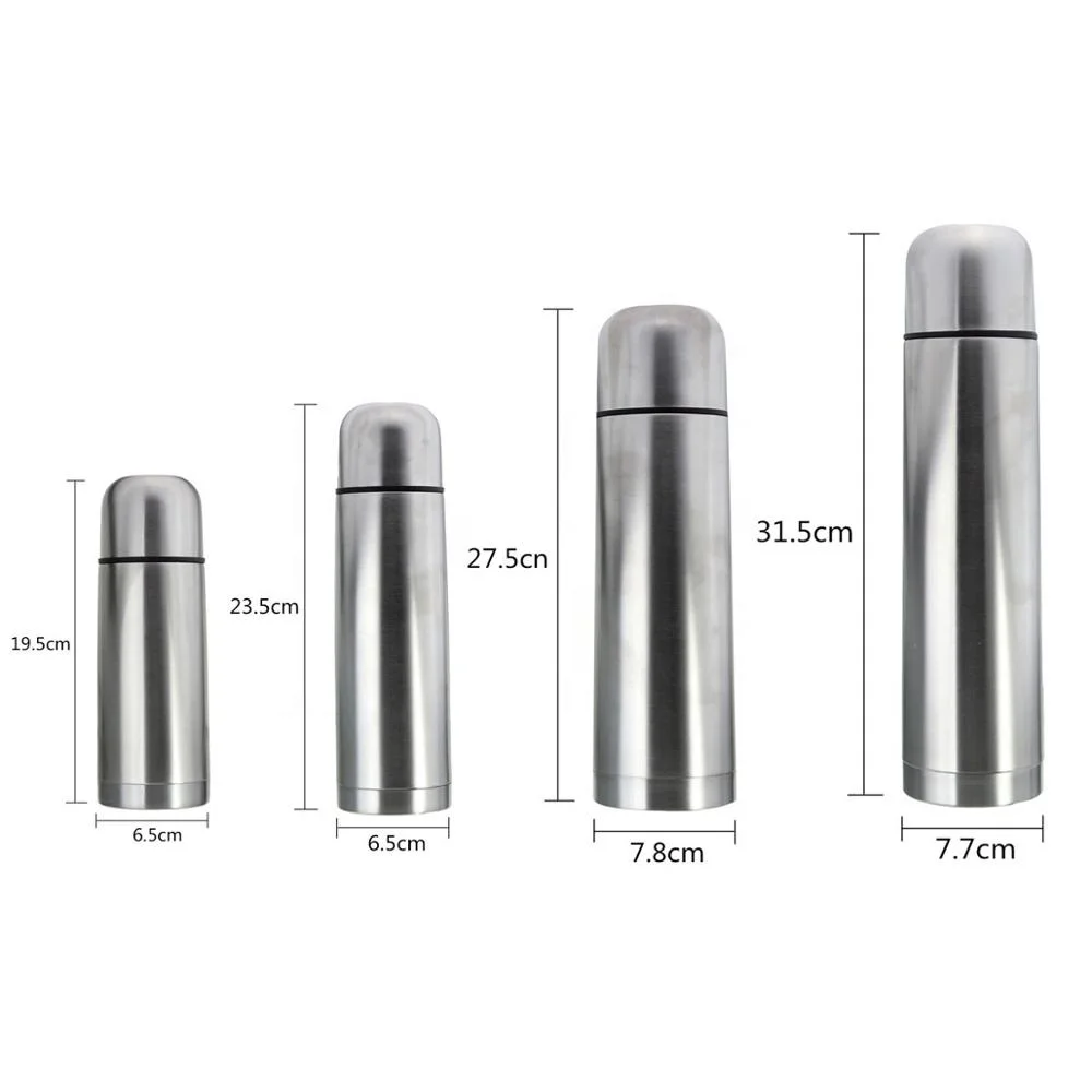 Arabic Thermos Vacuum Flask Food Grade 304 Bullet Double Wall Stainless ...