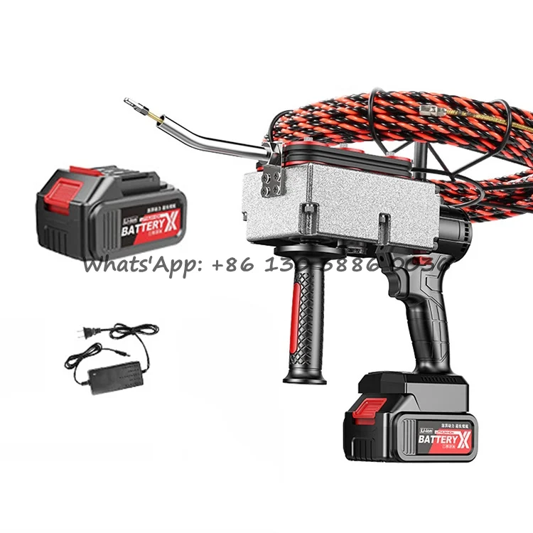 New Construction Lithium Cordless Stringing Machine Cable Automatic Wall Lead Wire Electric