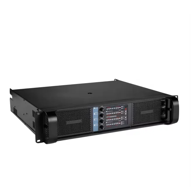 FP10000Q Class TD 4 Channels 10000 Watts Switching Power Amplifier Outdoor Audio 10000 Watt  Professional Subwoofer Amplifier