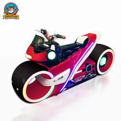 Оборудование для парка развлечений на батарейках детские аттракционы мотоцикл со светодиодной подсветкой