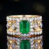 18k gold 1.23ct Natural Emerald Ring