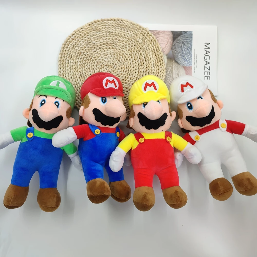 50CM Size Super Mario Bros Mario Luigi Plush Doll Backpack - AliExpress