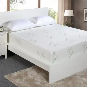 Factory Supply Luxury Waterproof Bamboo Fabric Folding Hypoallergenic Cover Mattress Protect