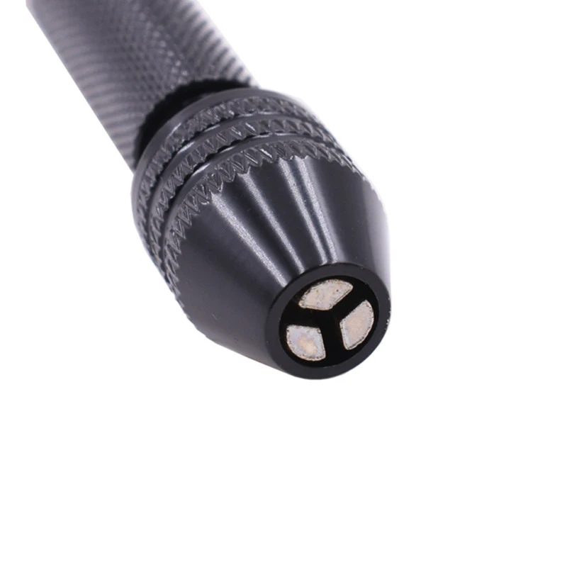 11pcs Mini Micro Aluminum Hand Drill With Keyless Chuck HSS Twist Drill ...