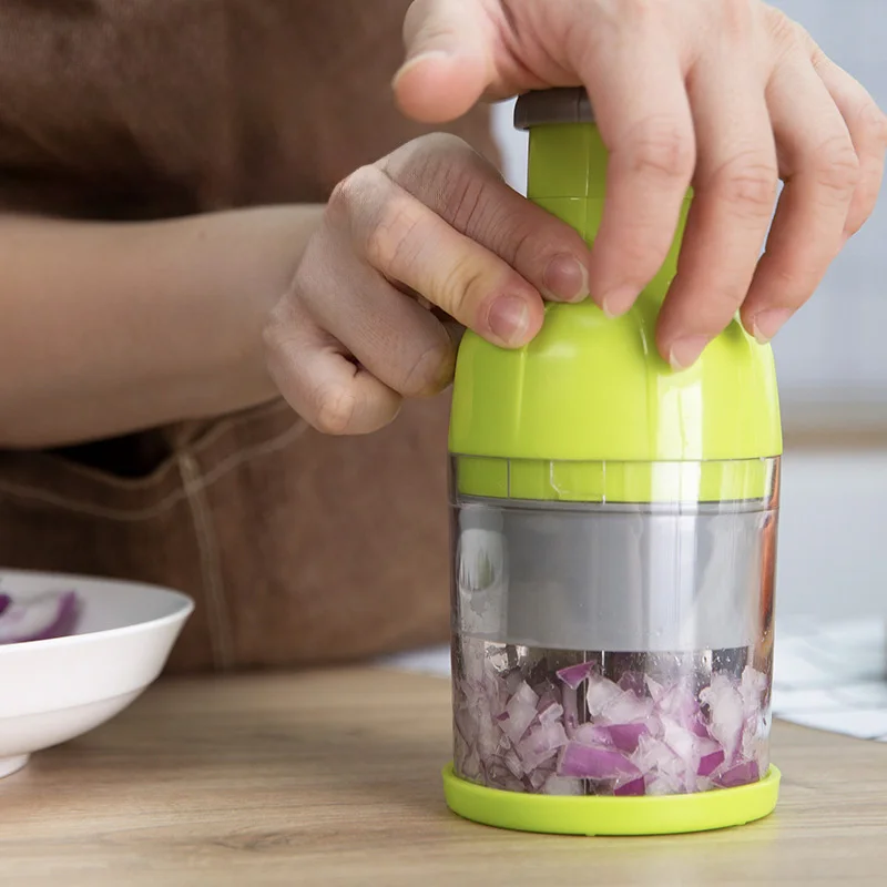 Manual Slap Vegetable Chopper Easy to Clean Onion Cutter and Garlic Mincer for Fruit & Vegetable Tools