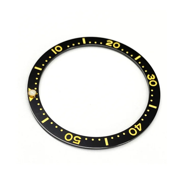 Black Aluminum Watch Bezel Insert For Watch Custom Made Watch Bezel