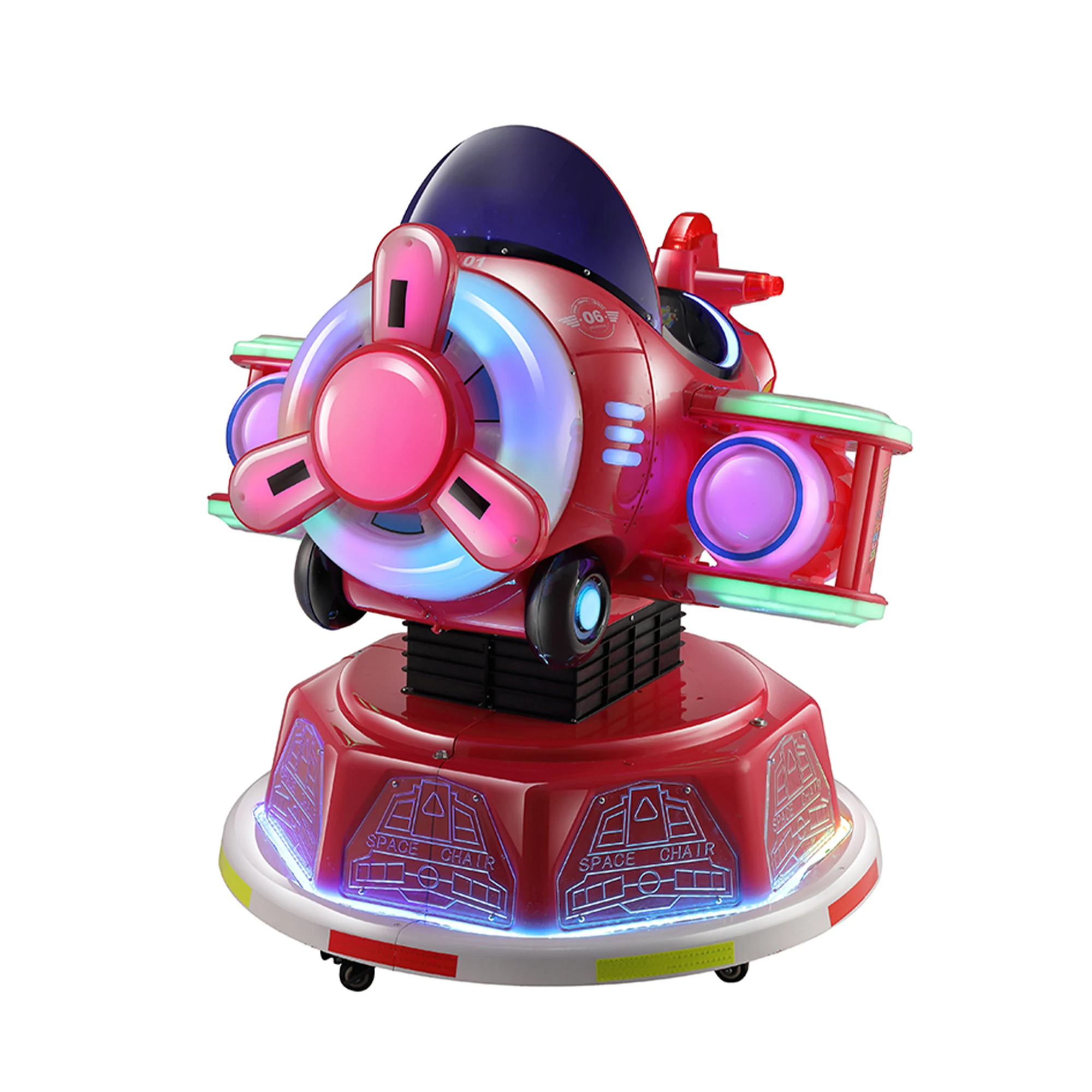 Factory Wholesale Coin Operated   Arcade Swaying Car Machine  Rocking Swing Simulator BOBO Plane Indoor Amusement  Equipment