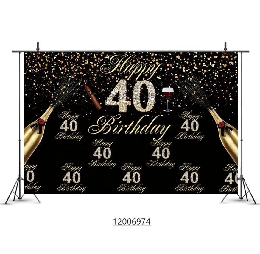 16 pollici buon compleanno lettere in oro rosa pal... – Vicedeal