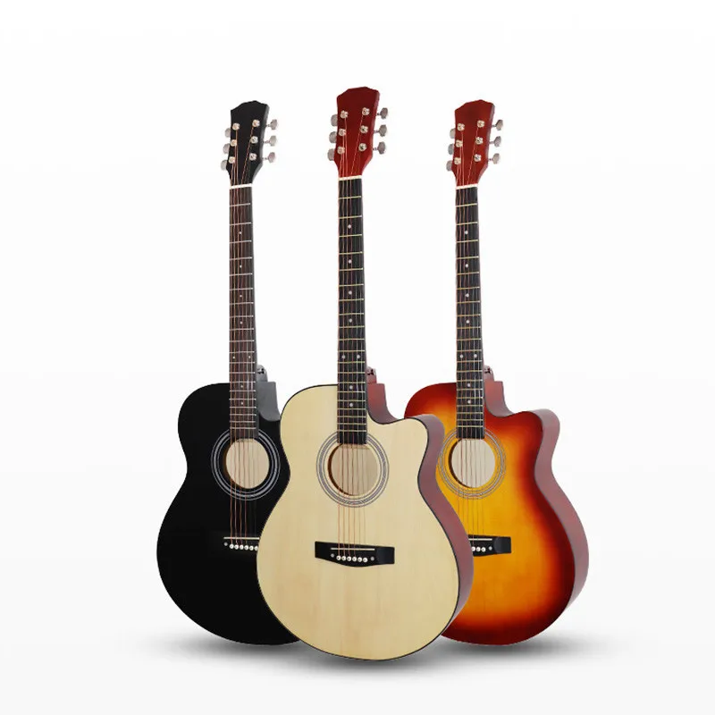 Wood Guitar for Beginner Cheap and Good Quality 41 Inch Acoustic Guitar