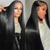 Transparent 13*4 lace front wig 180% Density Straight