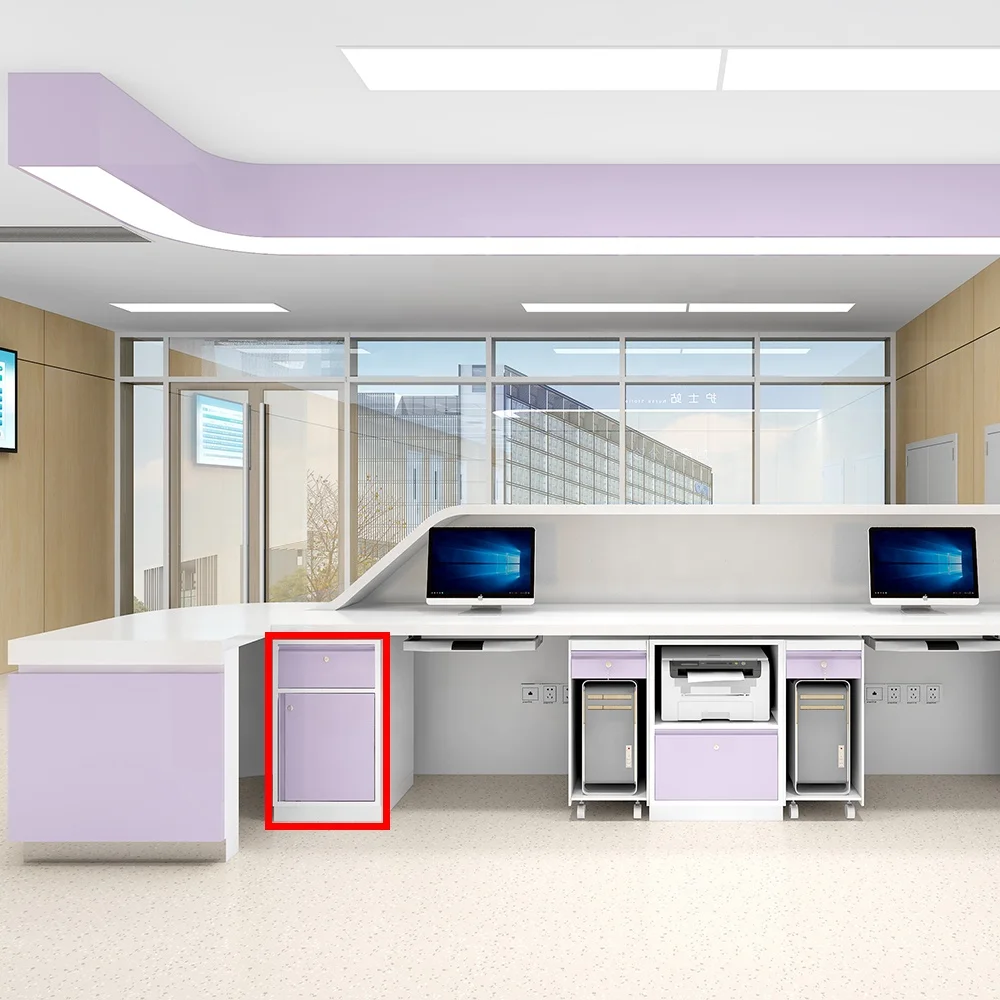 Modern Stainless Steel Medicine Cabinet Furniture Disposal Table Included for Hospital Dental School Workshop Durable Stylish 4