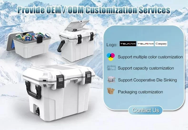 Tsunami 50l Large Cooler Box Camping Injection Mold Coolers Ice Chest