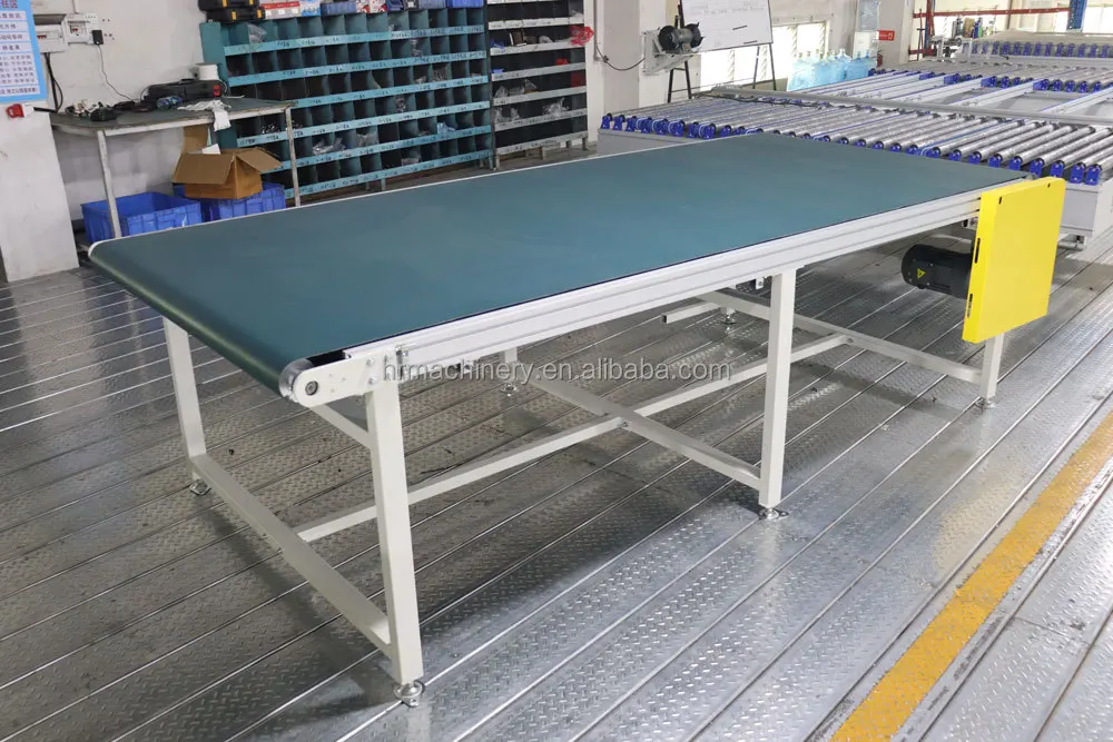 Hongrui Customized Low - Cost Small Assembly Line Pvc Green Belt Conveyor