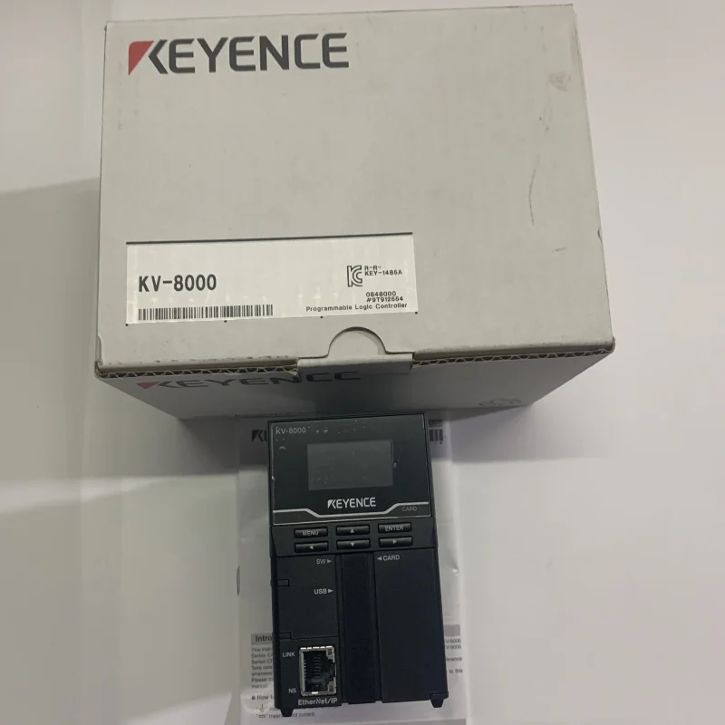 Keyence KV-8000 CPU Unit - PLC Programming Controller for