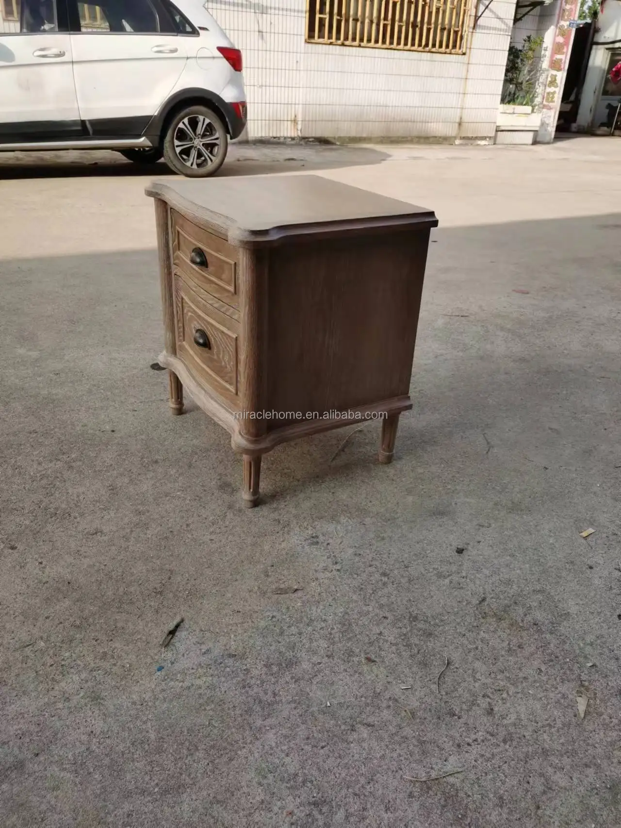 French Style Night Table Antique Oak Wood Nightstand Buy Oak Wood