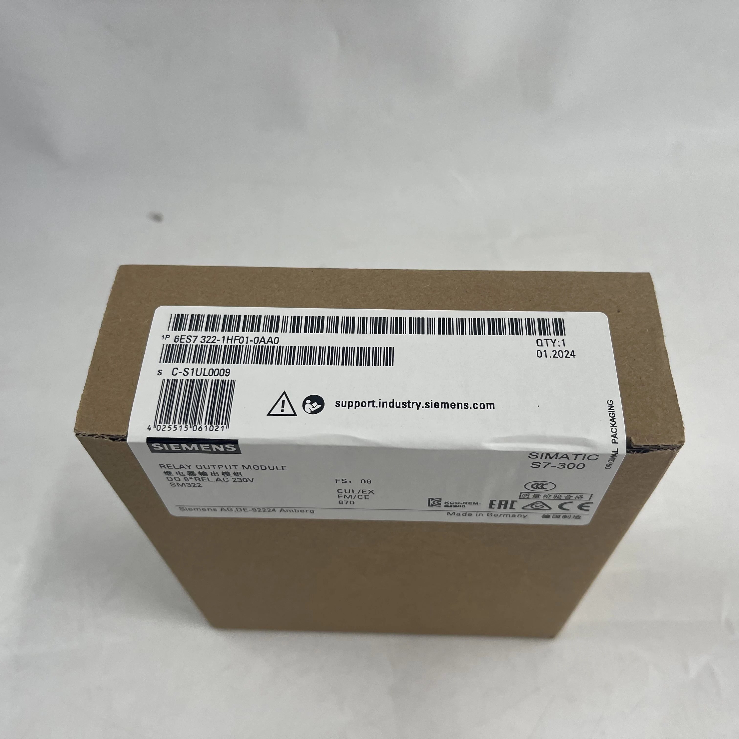 SIEMENS Relay Output Module 6ES7 322-1HF01-0AA0 SIEMENS Relay Output Module 6ES7 322-1HF01-0AA0