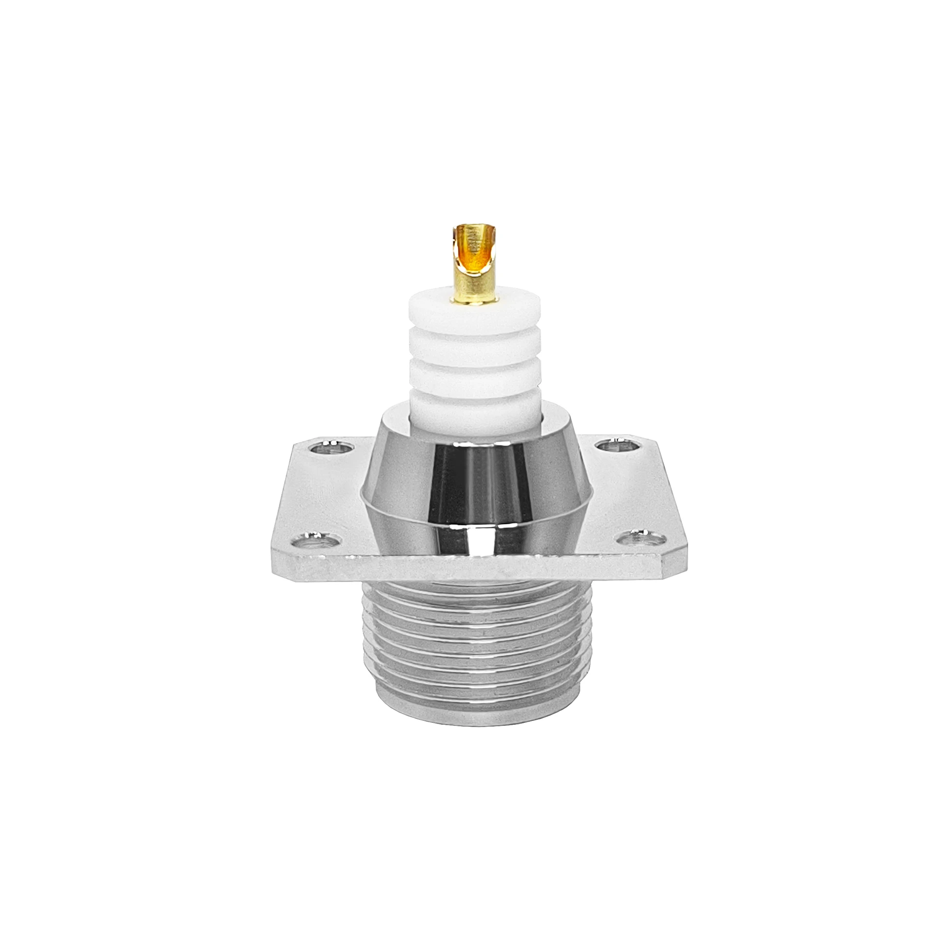 Best Performance High Voltage RF Coaxial Connector HN Female Jack 4holes Flange Panle Mount Cable Connectors