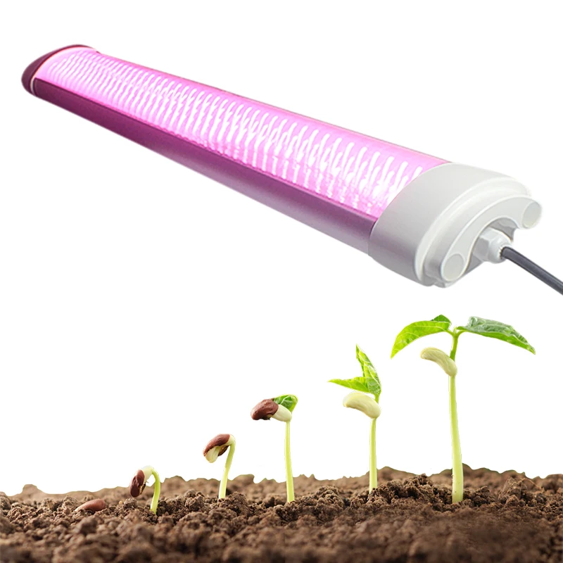 4FTピンクフルスペクトル36wt8チューブLEDグローライト屋内水耕栽培