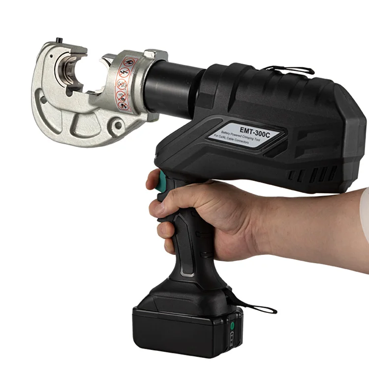 EMT-300C ЖК-дисплей Интеллектуальный аккумулятор 6,7 т Электрический автоматический гидравлический кабель обжимной инструмент
