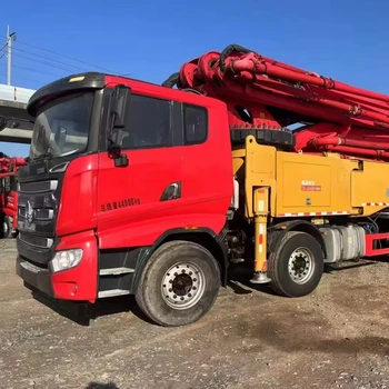 Factory-Delivered Used 56m Truck-Mounted Concrete Pump Economical with Core Components Engine and Motor