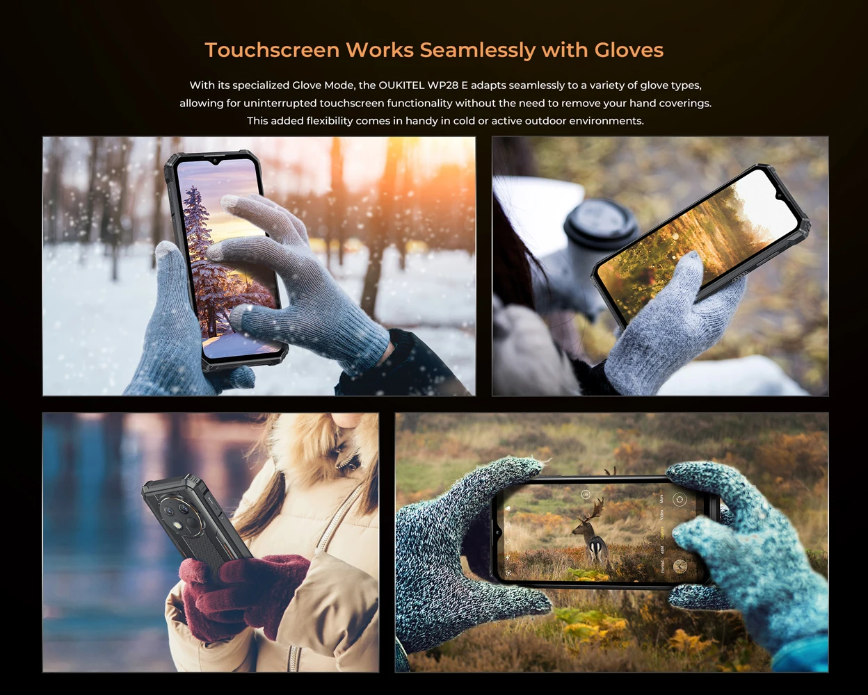 OUKITEL WP28E 頑丈なスマートフォンアンロック、10600mAh 【公式通販】