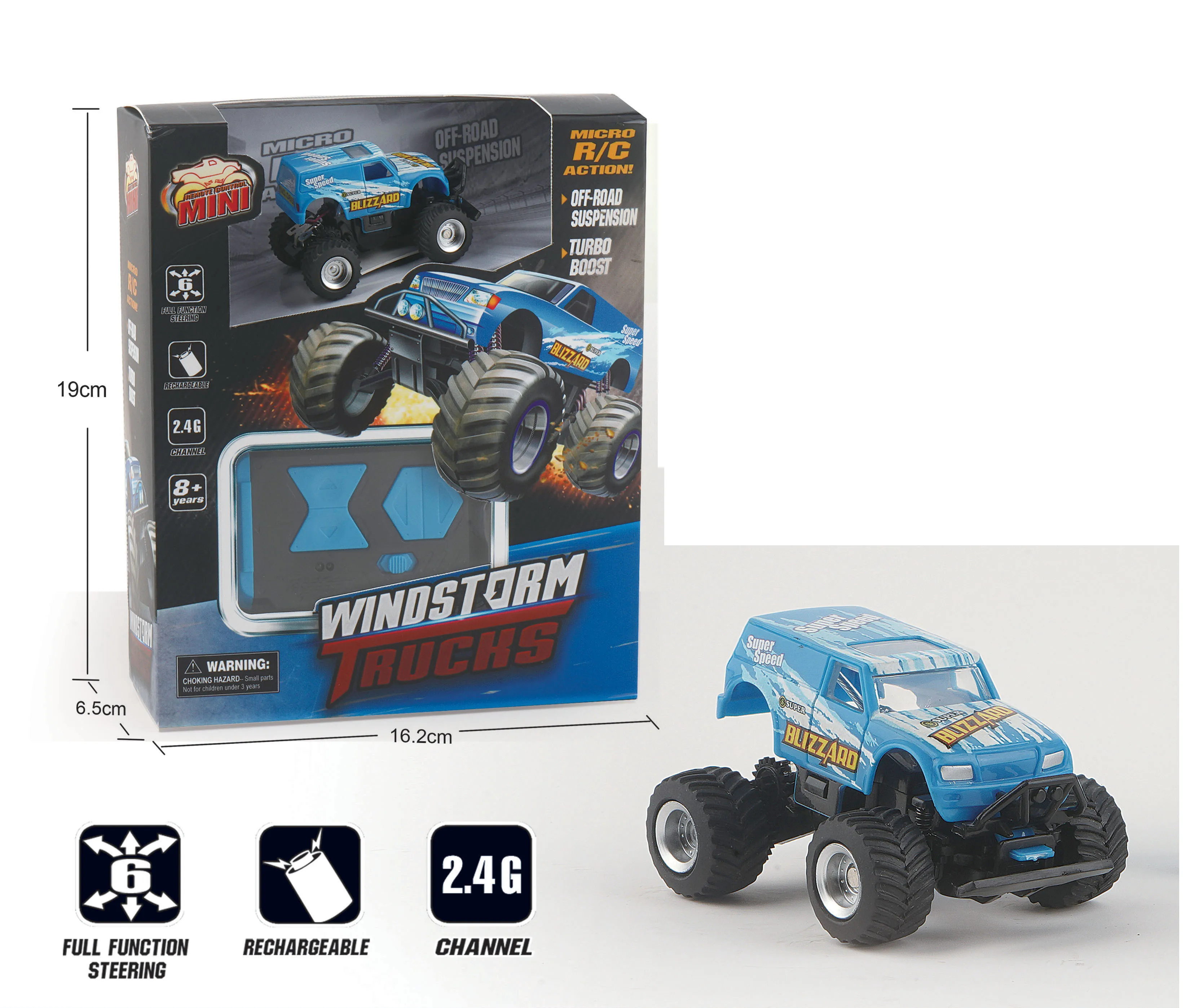 1/64 2.4G 5-Channel 6.5cm RC Car Mini Remote Control Mountain Bike All-Round Shock Absorber Children's Toy Mountain Bike