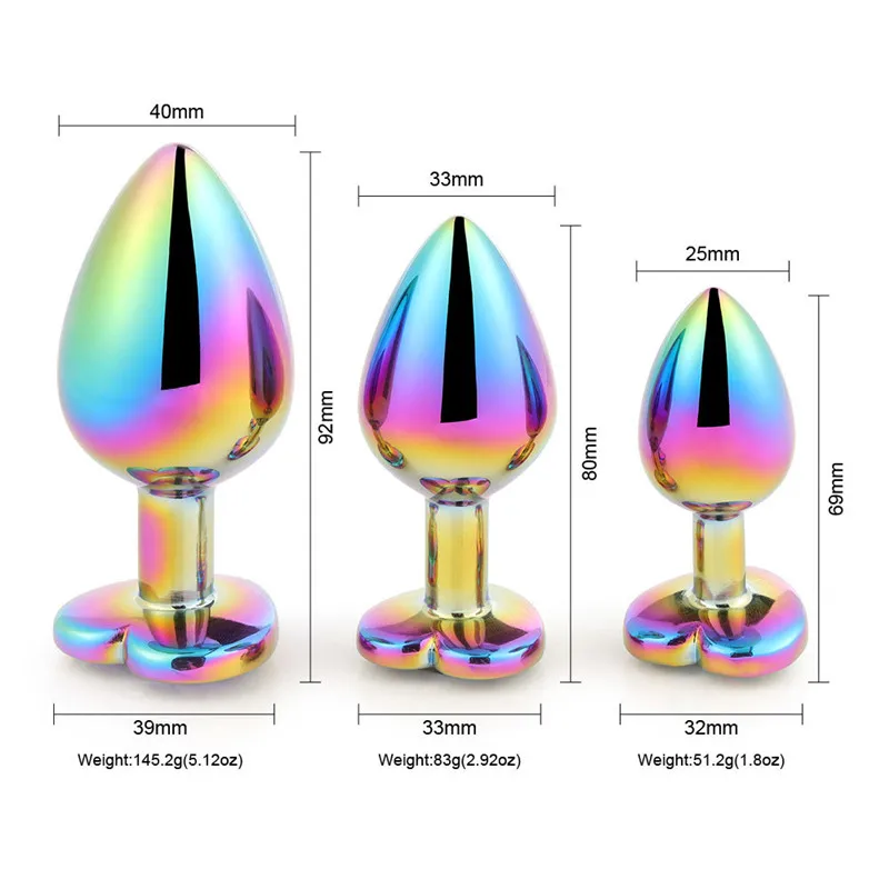 plug anal g Glass Butt Plug Anal Sex Toy Clear Ribbed Medium Size Crystal G-Spot +  Prostate main image 0