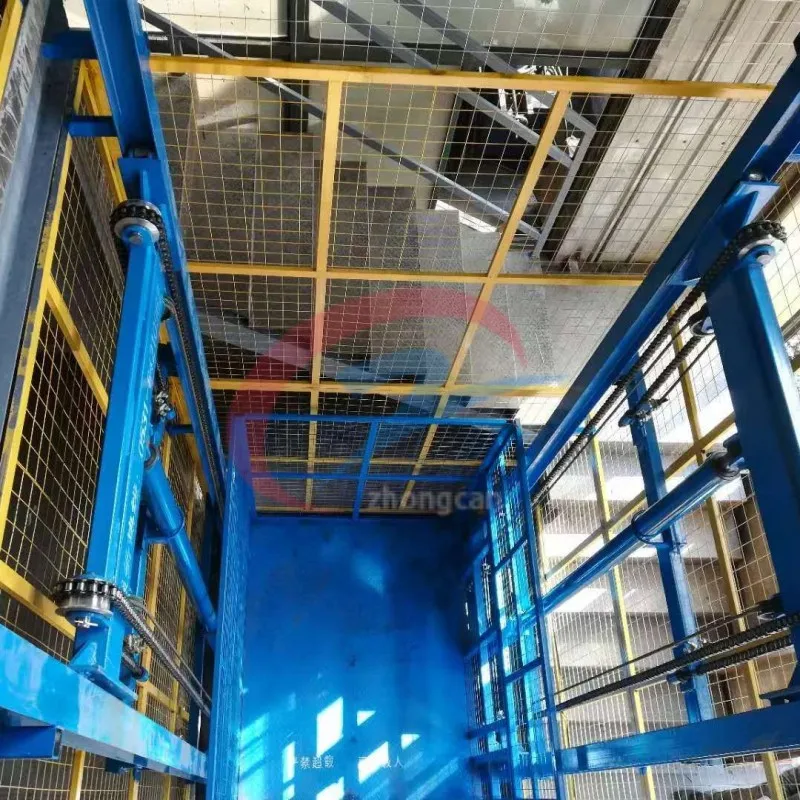 3 Ton 5 Ton Factory Warehouse Freight Elevator Cargo Lift 500kg 1000kg Guide Rail Hydraulic Vertical Goods Lifting