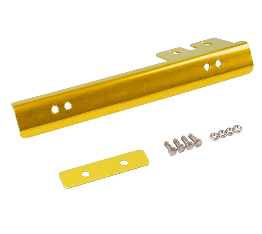 JDM автомобильная универсальная рамка из алюминиевого сплава для номерного знака L-образная рамка для европейского номерного знака