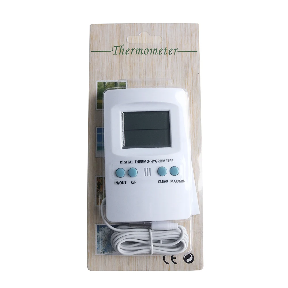 Hydroponics Garden Digital MAX MIN Thermometer - Wireless