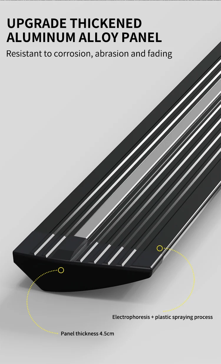 High Performance Waterproof Motor Exterior Accessories Aluminum Electric Side Step Power Step for Audi Q7 Powered Step details