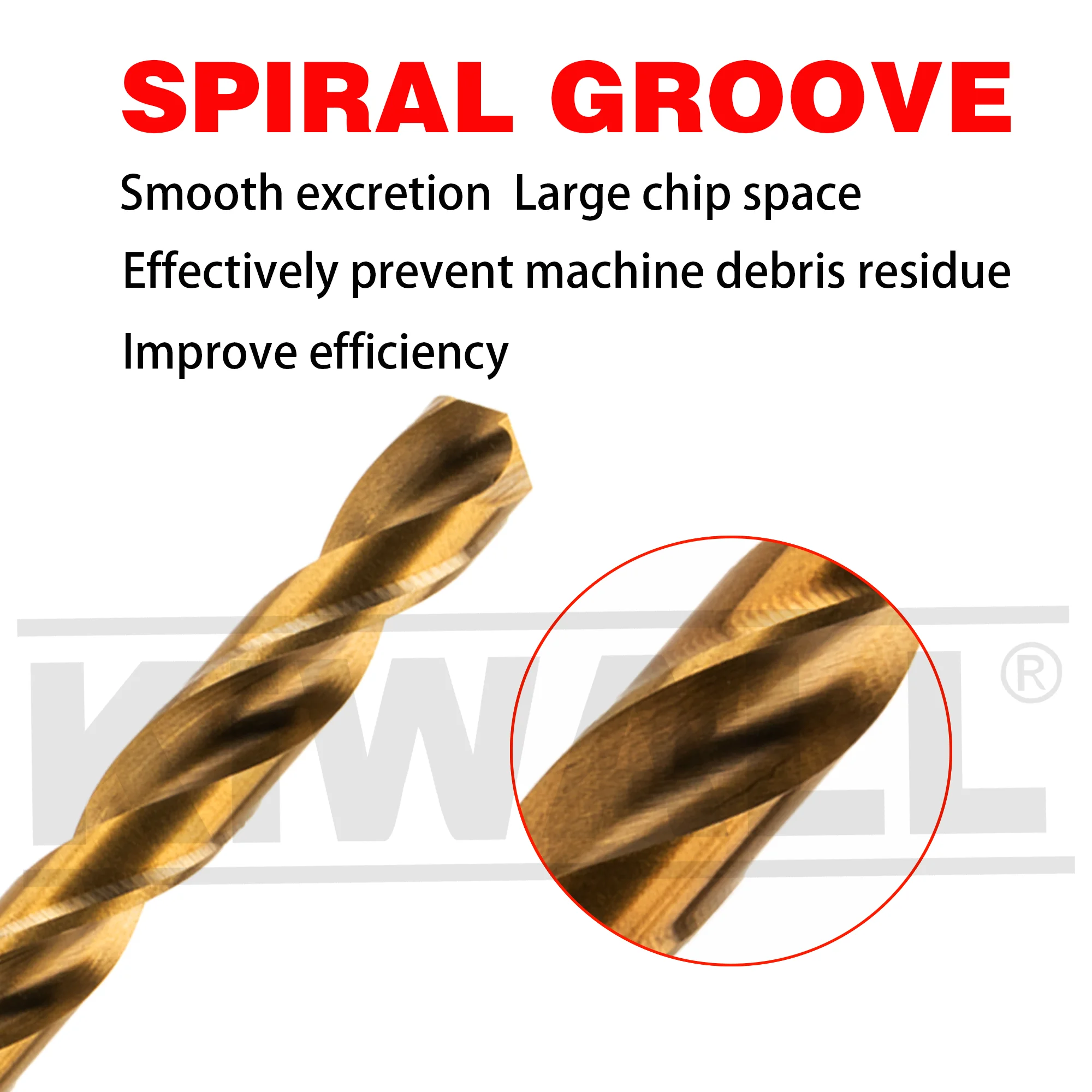 10MM Straight Shank Twist Drill Bits Full Ground Din 338 Type  for Metal Stainless Steel Iron ODM