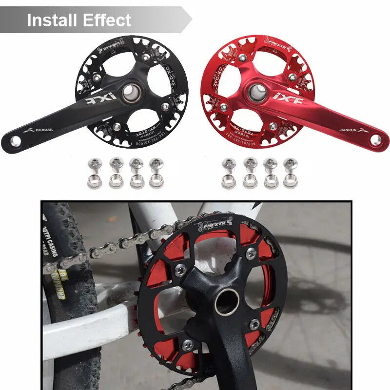 REDクランクアーム175mm Rotor Q 7075 T6 CNC セット