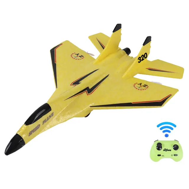 Wholesale 2022 Kids Yellow Su 35 27 2.4G Epp Foam Jet Glider Radio Remote Control Rc Air Planes Airplane Toys