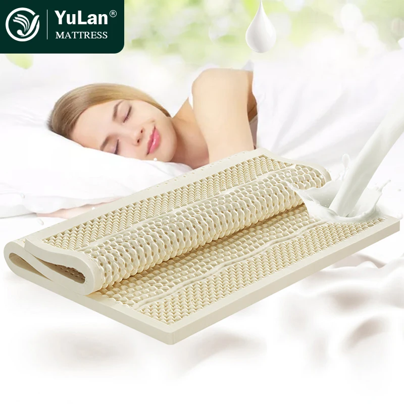 New Design Queen King Size Eco-friendly Best Natural Latex Foam Mattress Bed For Good Sleep