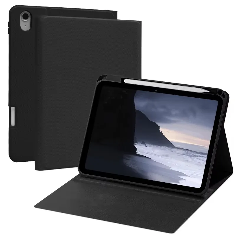 product laudtec multi angle stand tablet cover for ipad 10th generation 2025 skin friendly pu leather daily use smart case pbk323-2