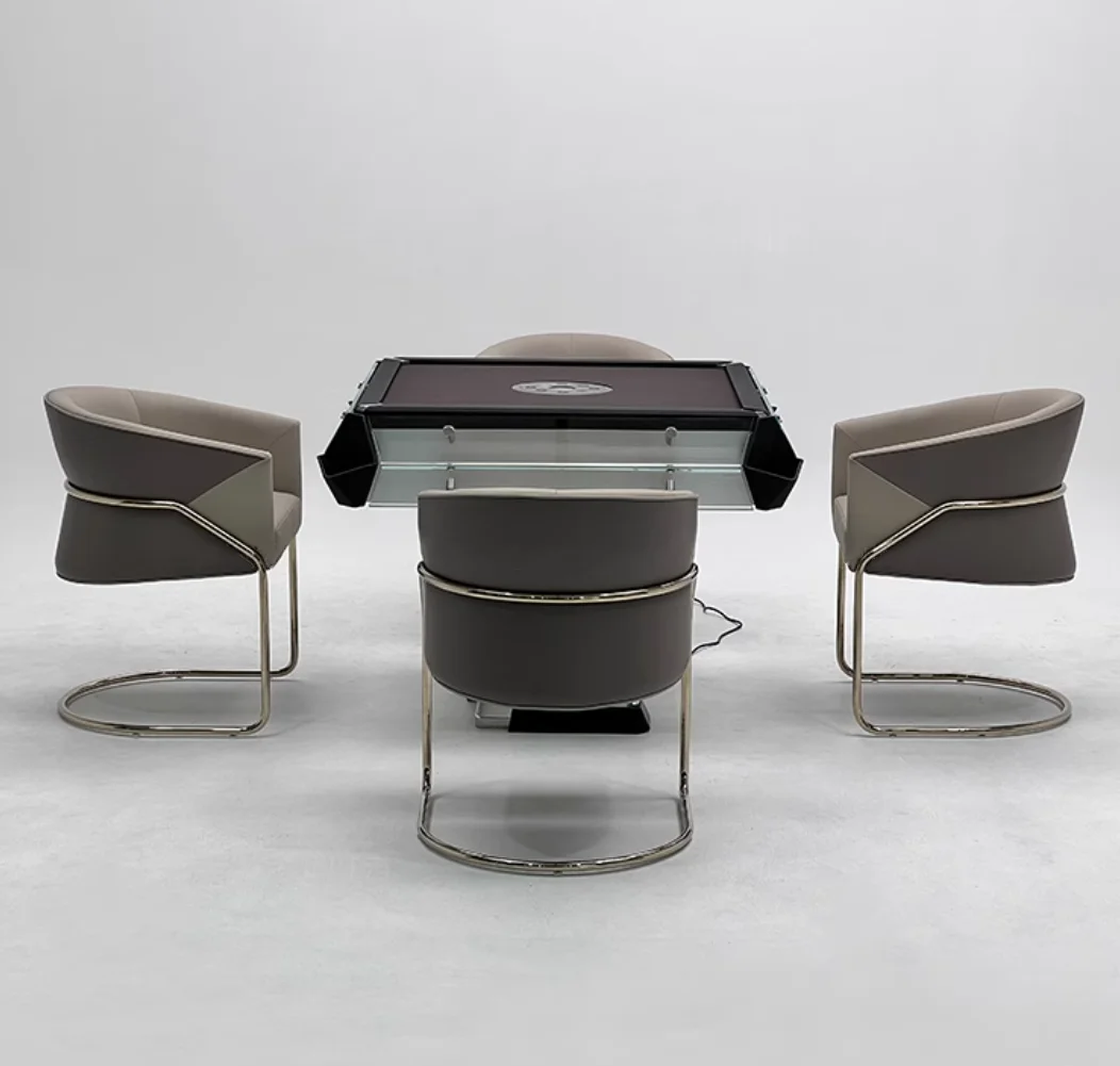 Полностью Автоматическая высококлассная машина для Маджонга с уникальным дизайном стекла домашних развлечений