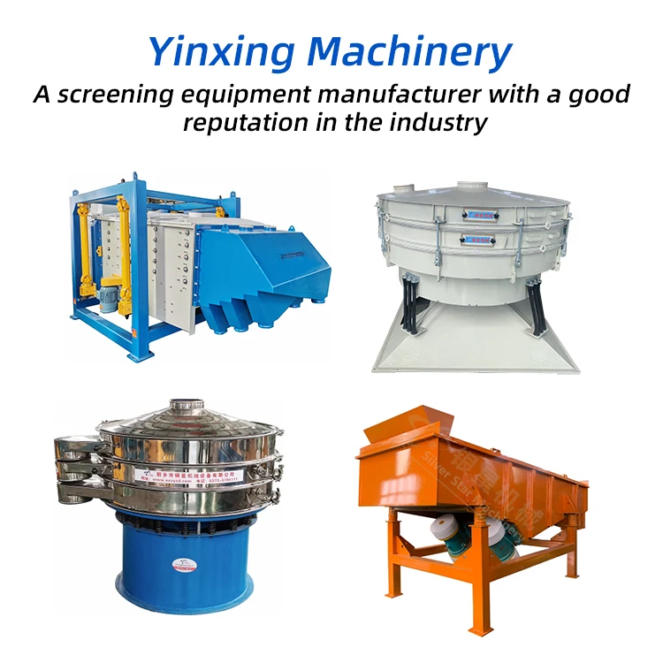 Various Vibrating Sieve Machine for Paper Pulp Linear Vibrating Screen Sieve Tumbler Vibrating Screen