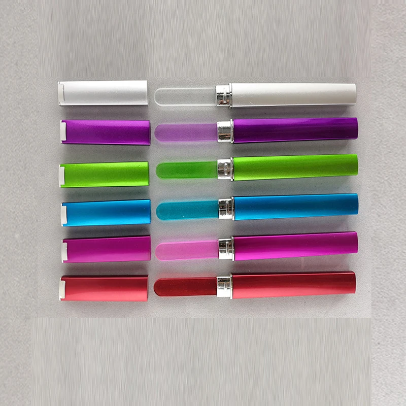 Premium Nail Filer Colorful Crystal Glass Nail File With Case For