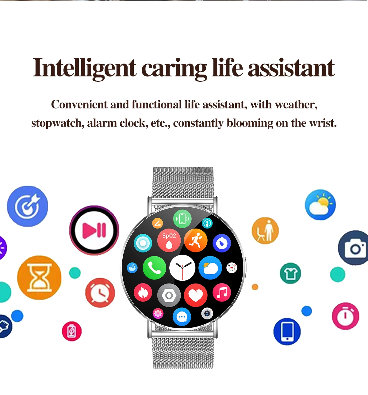  H06 Smart Watch 2026 Heart Rate Monitoring Women's Health Exercise Monitoring Fitness Tracker Smart Watch for Ladies