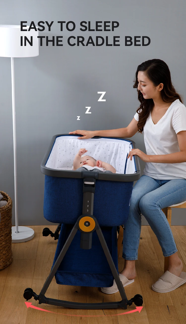 High Quality Newborn Bed Cosleeper Baby Mobile Crib Baby Bedside Sleeper Fo Baby Easy