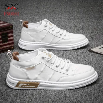 Hot sale casual white shoes fashionable man sports shoes breathable man sneakers