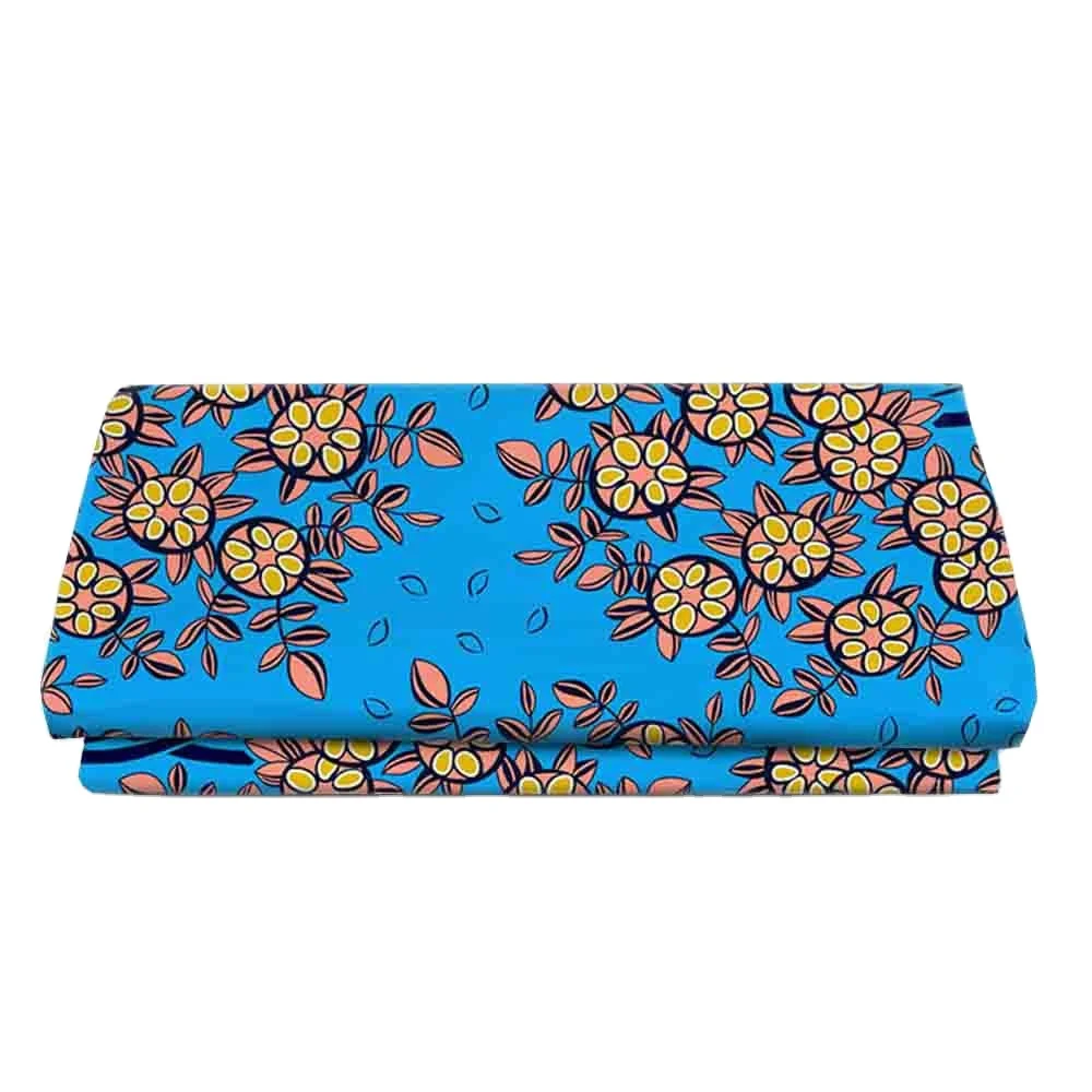 thời trang chống rách 100% cotton Ankara Châu Phi sáp in vải co giãn cho hàng may mặc