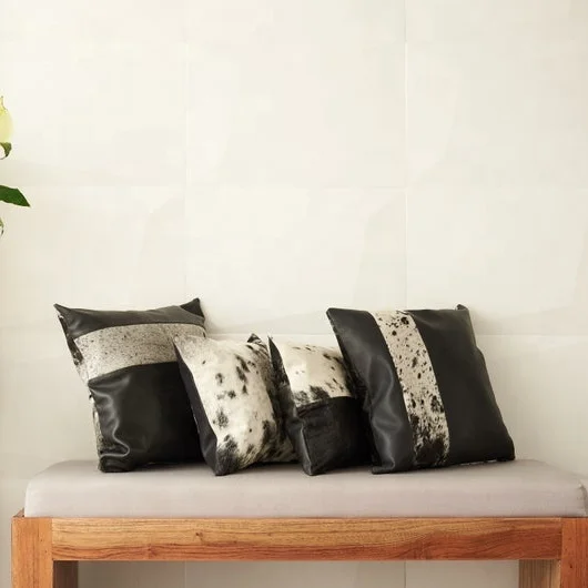 genuine cowhide pillows