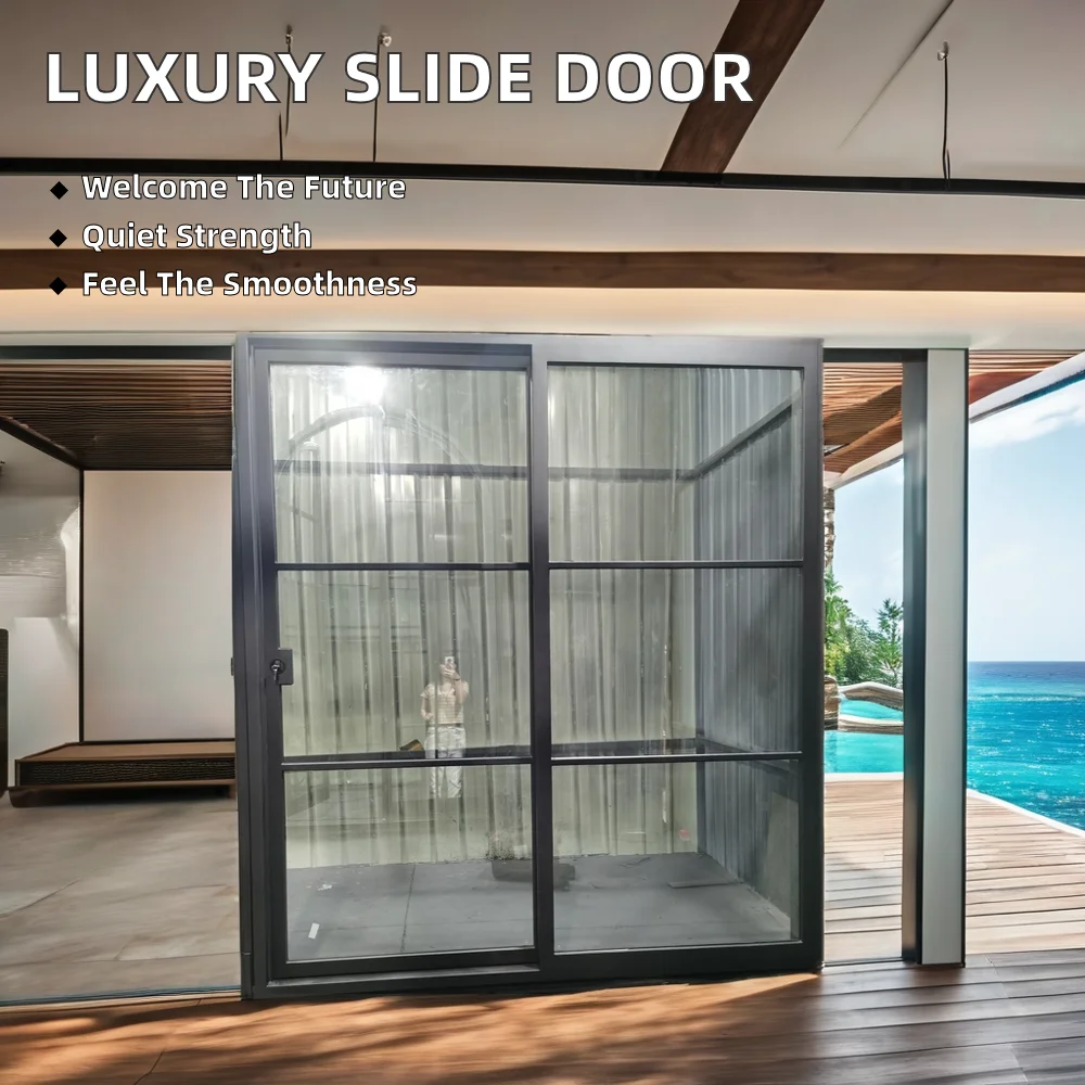 Modern Luxury Sliding Door for Villa Hotel Hospital Waterproof ...