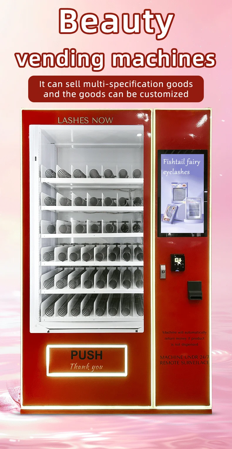 Outdoor Use of Smart Vending Machines Beauty Vending Machine Combination Vending Machines for Shopping Malls manufacture