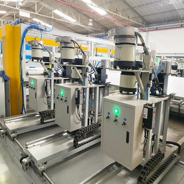 Tarpaulin Welding Machine Full Automatic PE Tarpaulin Production Line Automated Mandap Sheds Grommet Riveting Machine